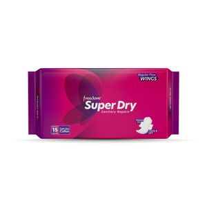 Freedom Super Dry Sanitary Napkin 15 Pads